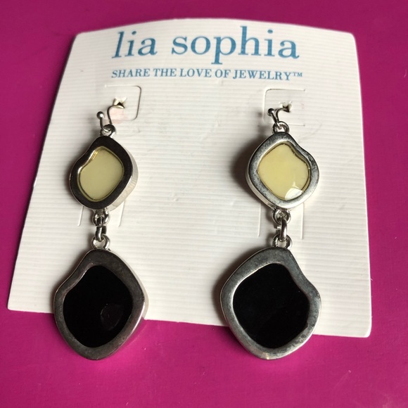 Lia Sophia Jewelry - Rare Retired Lia Sophia Milky Way Earrings